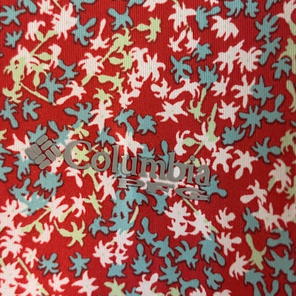 Columbia Red and White Floral Midi Dress - Picture 3 of 4